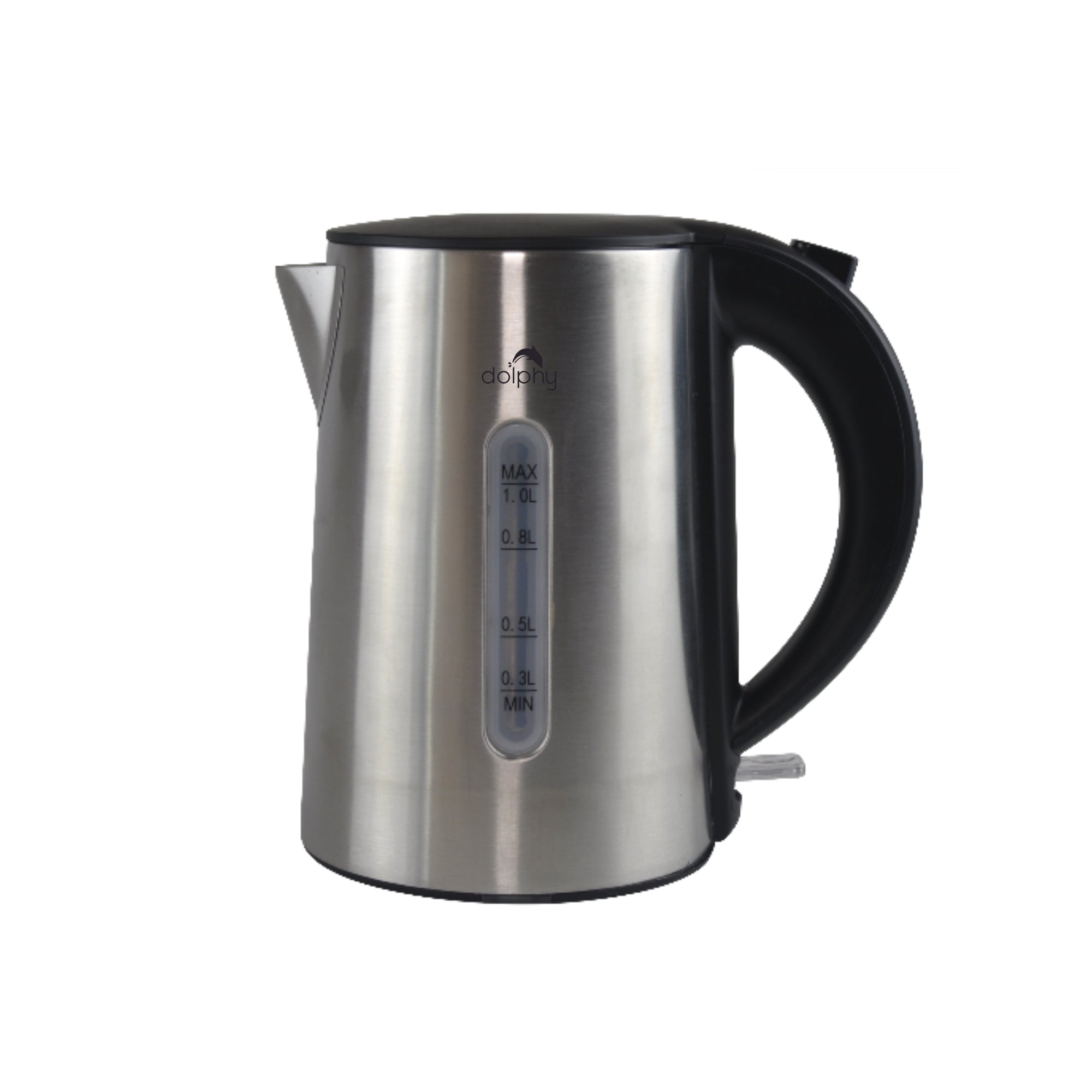 V959-DKTL0054-202507030925-00 1.0L Brushed Silver Stainless Steel Kettle - Image 1
