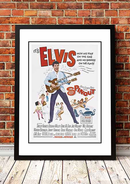 V967-EP0456-A2-202504140930-00 Elvis 'Spinout' Framed Movie Poster! - Framed A2 - Image 1