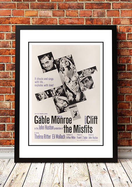 V967-MM0436-A2-202504140858-00 Marilyn Monroe ‘The Misfits’ Framed Movie Poster! - Framed A2 - Image 1
