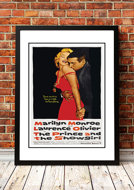 V967-MM0439-A2-202504140906-00 Marilyn Monroe ‘The Prince and the Showgirl’ Framed Movie Poster! - Framed A2 - Image 1