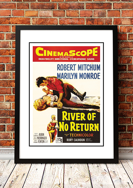 V967-MM0440-A3-202504140907-00 Marilyn Monroe ‘River of No Return’ Framed Movie Poster! - Framed A3 - Image 1
