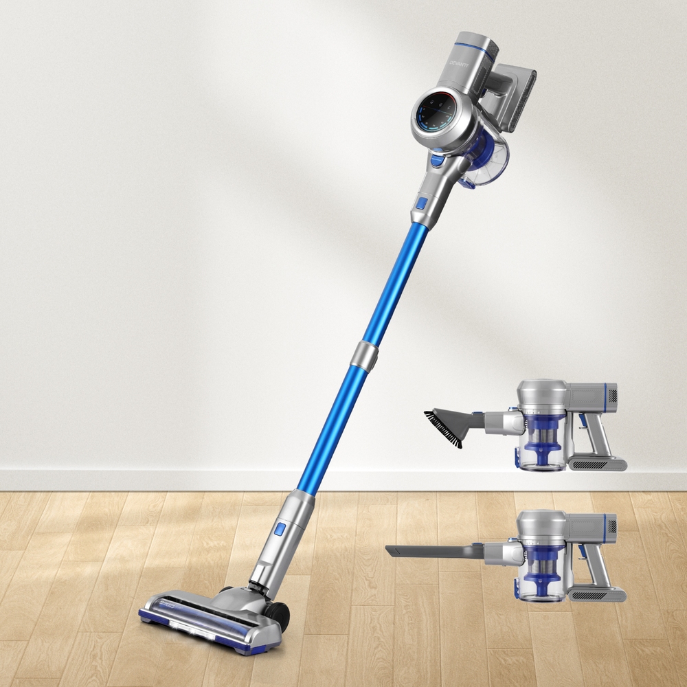 VAC-CL-207-BL-216286-06 Devanti 300W Stick Vacuum Cleaner Cordless Self-Standing - Image 1