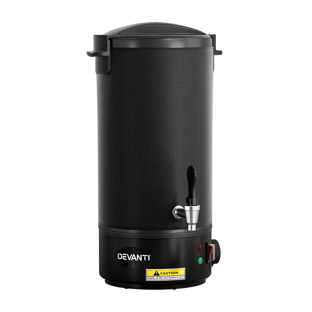 WAX-08-10L-186503-00 Devanti 10L Wax Melter Candle Making 1520W Melting Pot Furnace Pour Spout Soap - Image 1