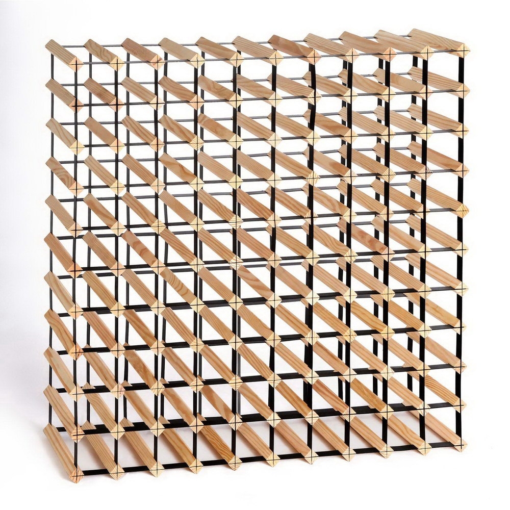 WINE-RACK-110B-4894-00 Artiss Wine Rack 110 Bottle - Image 1