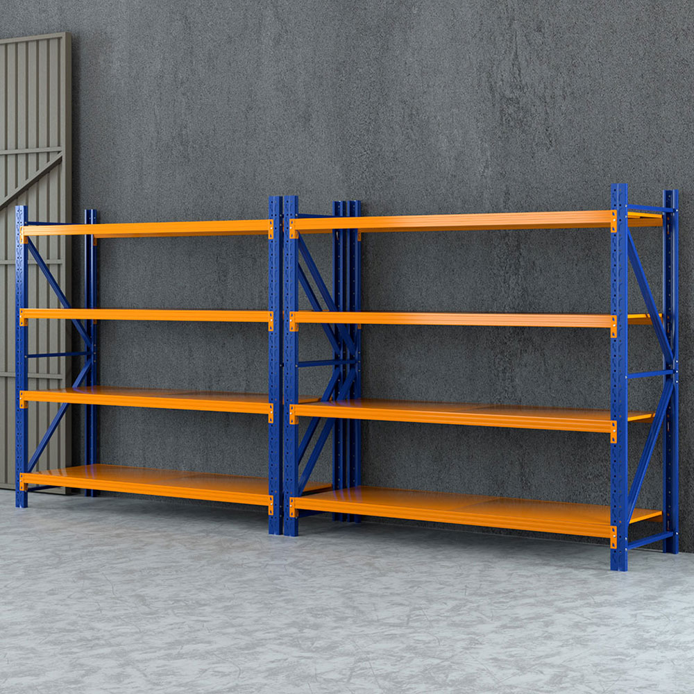 WR-F-20186-200BO-ABCX2-215079-06 Giantz 4Mx1.8M Warehouse Shelving Garage Rack - Image 1