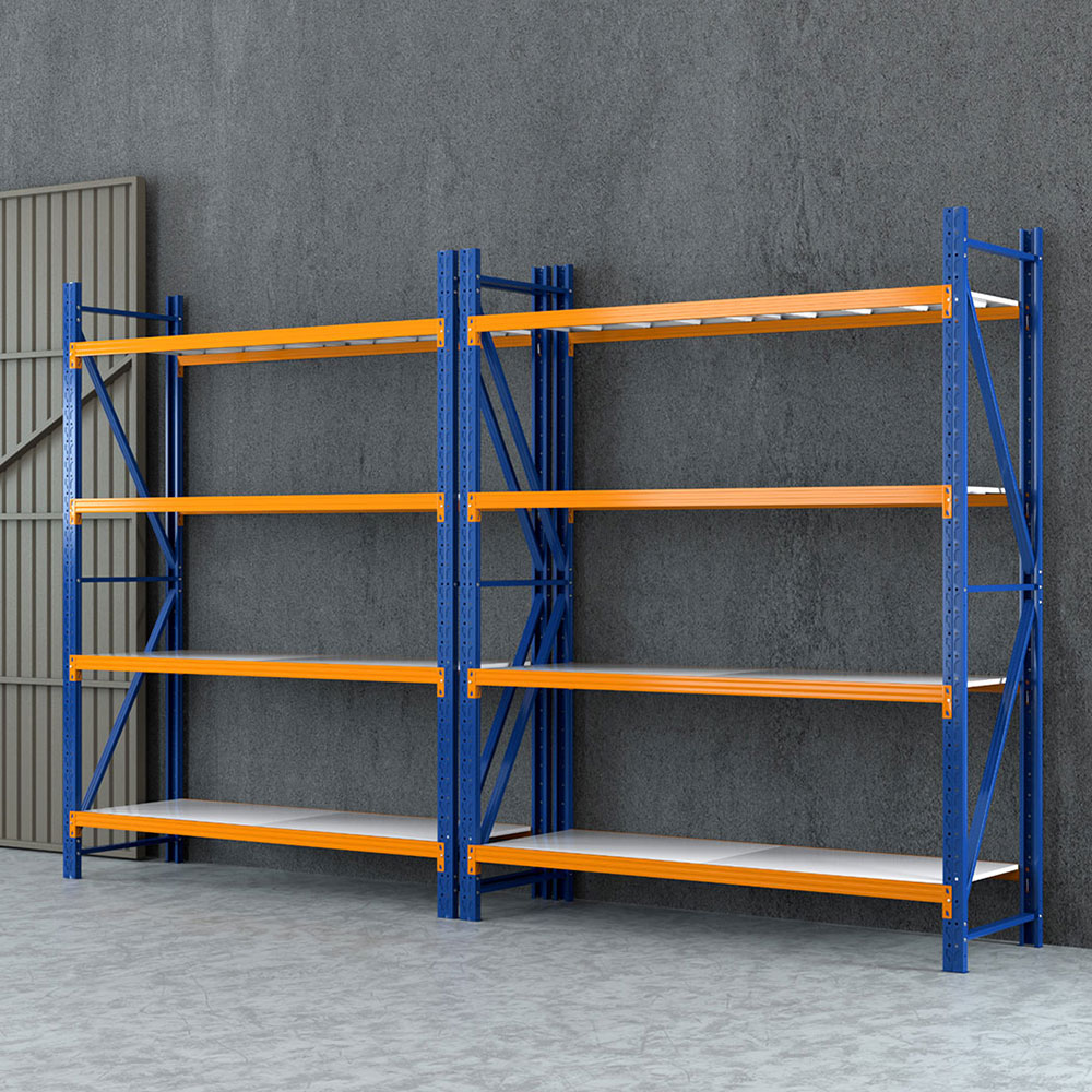 WR-F-20246-200BO-ABCX2-215083-06 Giantz 4Mx2.4M Garage Shelving Warehouse Rack - Image 1