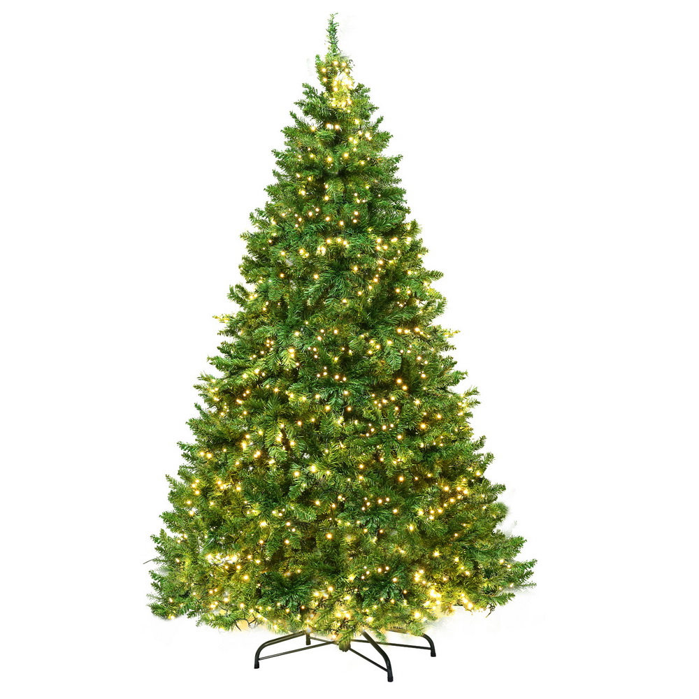 XM-TR-E-WELL-6F-LED-N-190380-00 Jingle Jollys Christmas Tree 1.8m LED Xmas Tree Decorations 874 Tips - Image 1