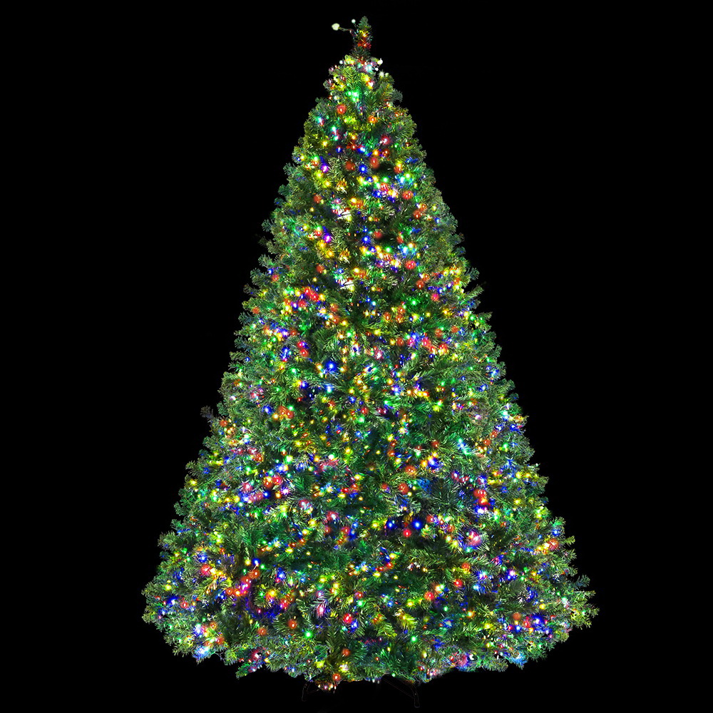 XM-TR-FULL-7FT-MC-21104-00 Jingle Jollys Christmas Tree 2.1m Xmas Tree Decor 2800 LED Lights 8 Modes - Image 1