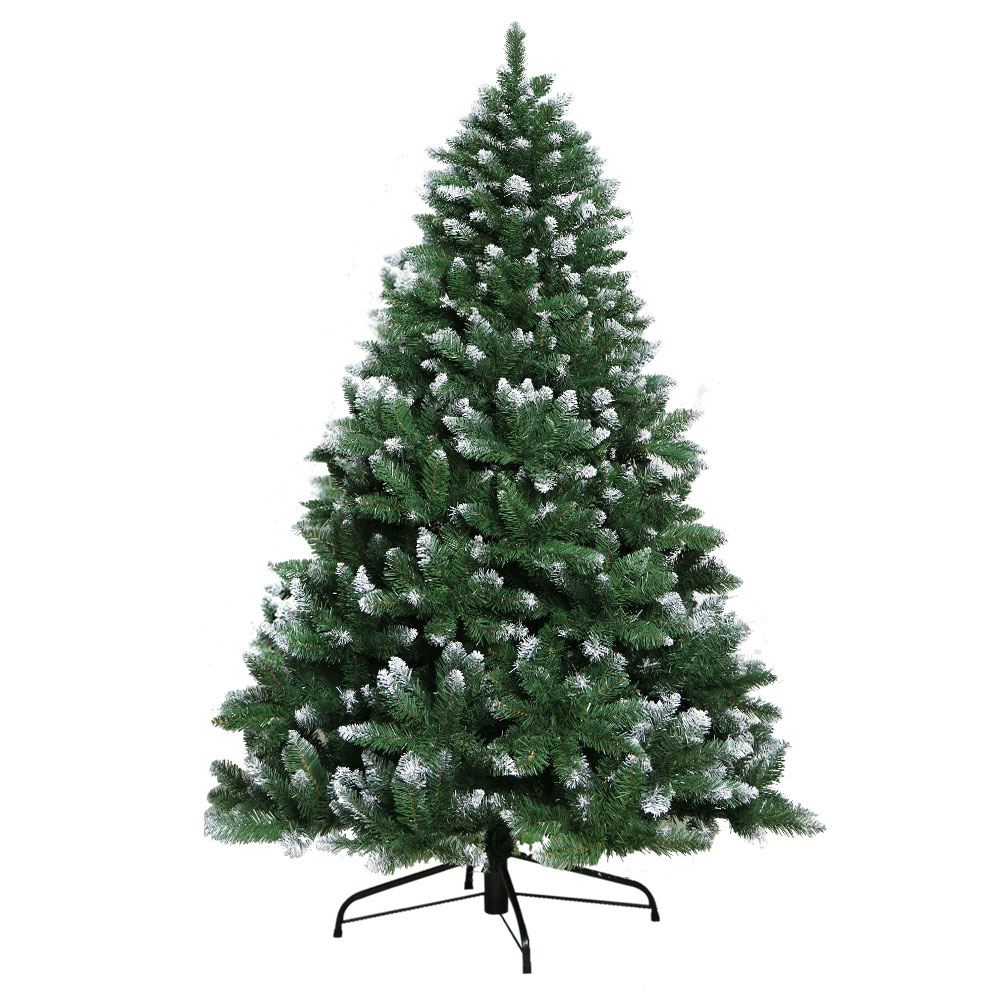 XM-TR-WELL-7F-SNOW-14102-00 Jingle Jollys Christmas Tree 2.1m Snowy Xmas Tree Decoration 905 Tips - Image 1