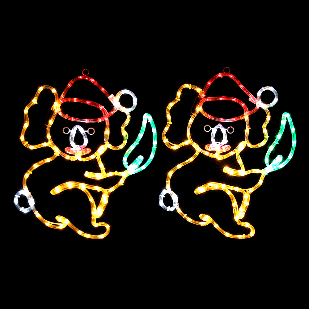 XMAS-MOT-D-KOLA-MC-190818-00 0.48M Christmas Lights Motif 216 LED Rope Light Outdoor Decoration Jingle Jollys - Image 1