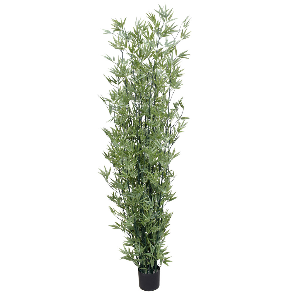 dsc_0480_12 UV Stabilized Artificial Japanese Bamboo On A Green Trunk 2.1m - Image 1