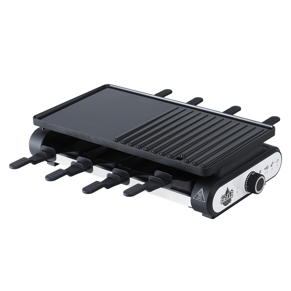 BBQ-ELC-7PAN-202508051814-00 Grillz 1400W Electric BBQ Grill w/ 7 Cooking Pans - Image 1