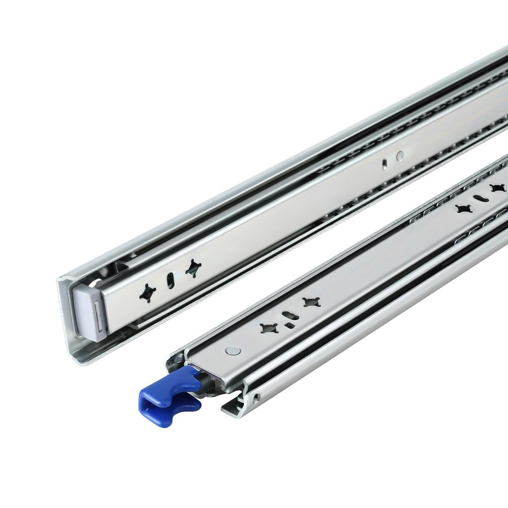 DS-53MM-750-SI-202509291513-00 Giantz 2x Drawer Slides Heavy Duty Full Extension Locking 750-1500mm Length - Image 1