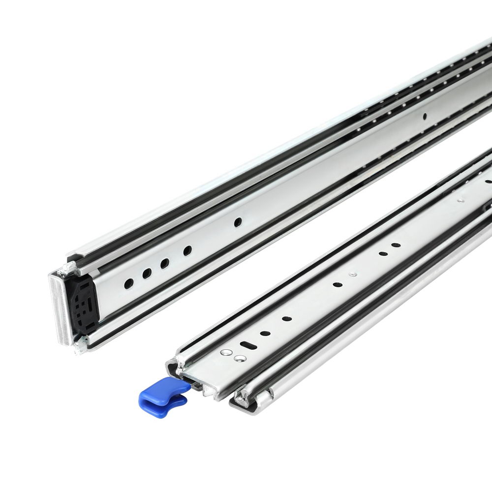 DS-76MM-1321-SI-202509291513-00 Giantz 2x Drawer Slides Full Extension Locking 227kg 1321-2642mm Length - Image 1