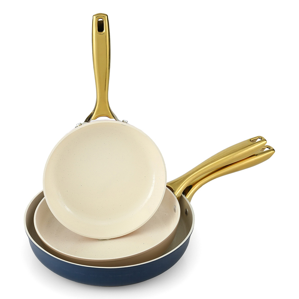 FP-3SET-MT-202509091516-00 5-star Chef Frying Pan 3PCS Shades Frypan Set Ceramic Coating Multi Colour - Image 1