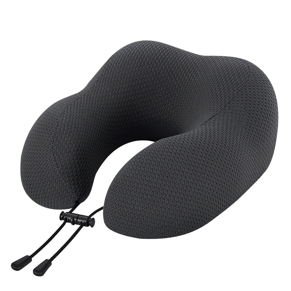 PILLOW-NECK-BK-202509021804-00 Giselle Bedding Travel Neck Pillow U-Shape Support Memory Foam Plane Car Cushion - Image 1