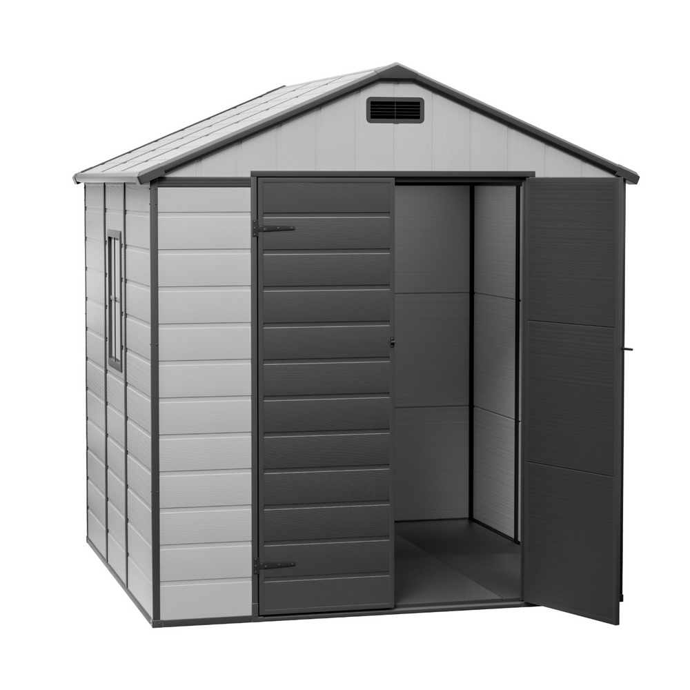 SHED-GAB-P-7X7-GR-ABC-202508051638-00 Giantz Garden Shed Sheds Outdoor Storage 2.15x2.14M Tool Workshop House Shelter - Image 1