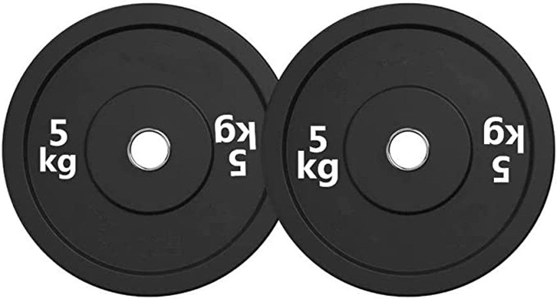 V1012-CURVE-SKU-134-202509190952-00 Curve Fitness Olympic Black Bumper Plates 40kg (2X20kg) - Image 1
