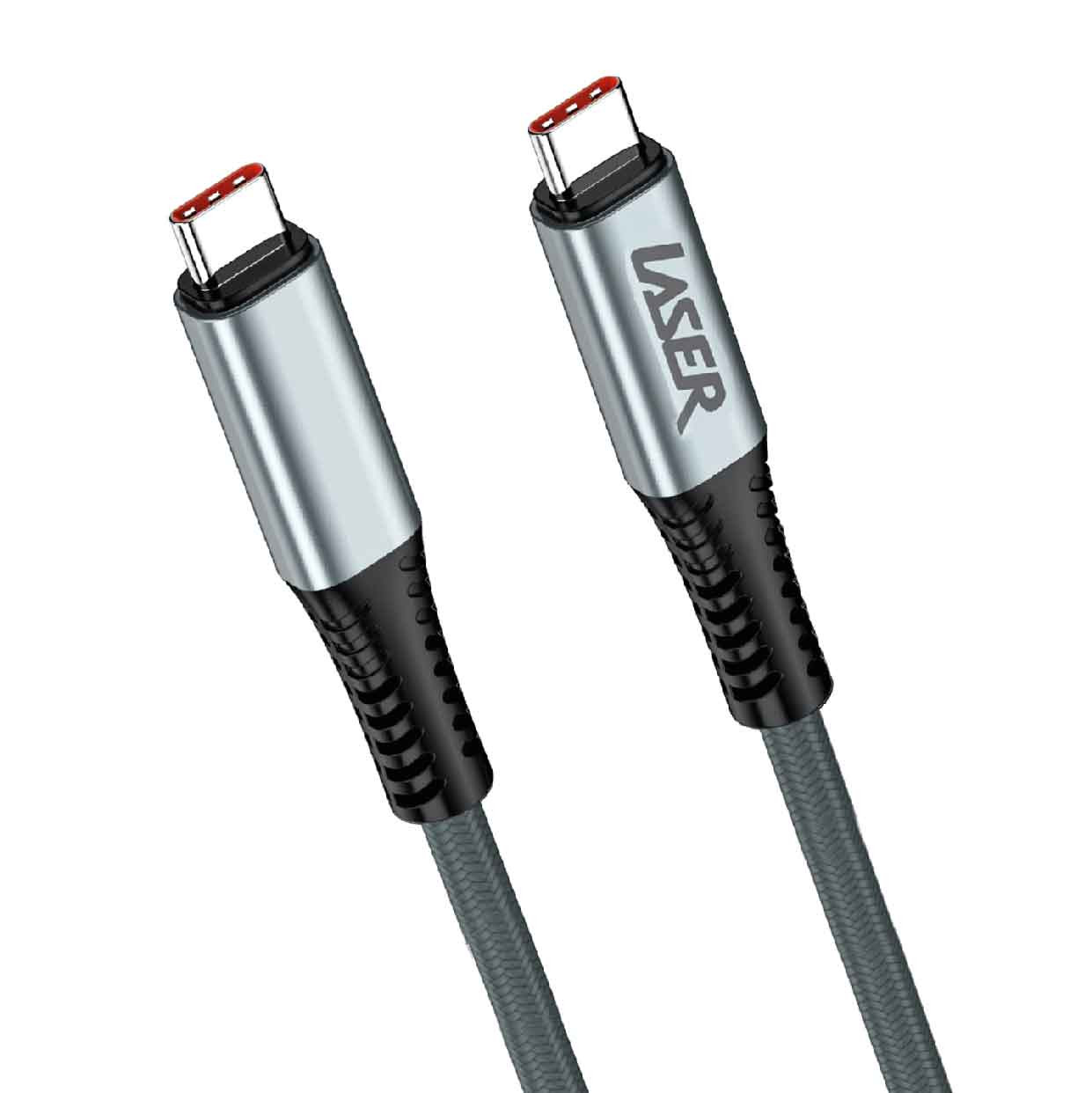 V1031-CB-UC4HP-245-202508300022-00 Laser 240W USB-C to USB-C Braided Cable 1M - Image 1