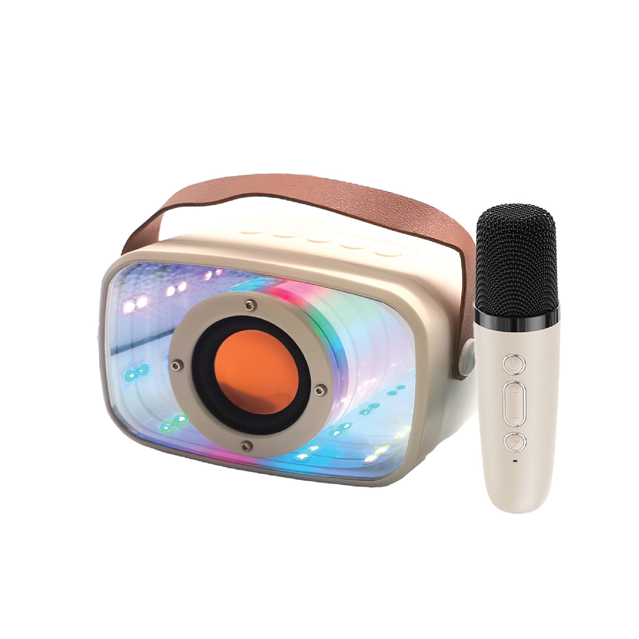 V1031-SP-KAIFL-355-202507251015-00 Laser Infinity Karaoke Speaker with Wireless Mic - Image 1