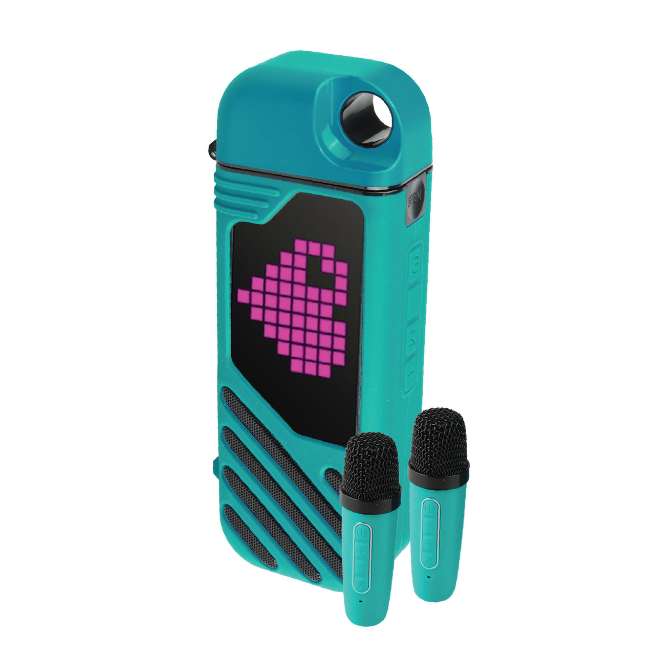 V1031-SP-KAULPA-393-202507251015-00 Laser LED Karaoke with 2 Mics Aquatic Awe - Image 1