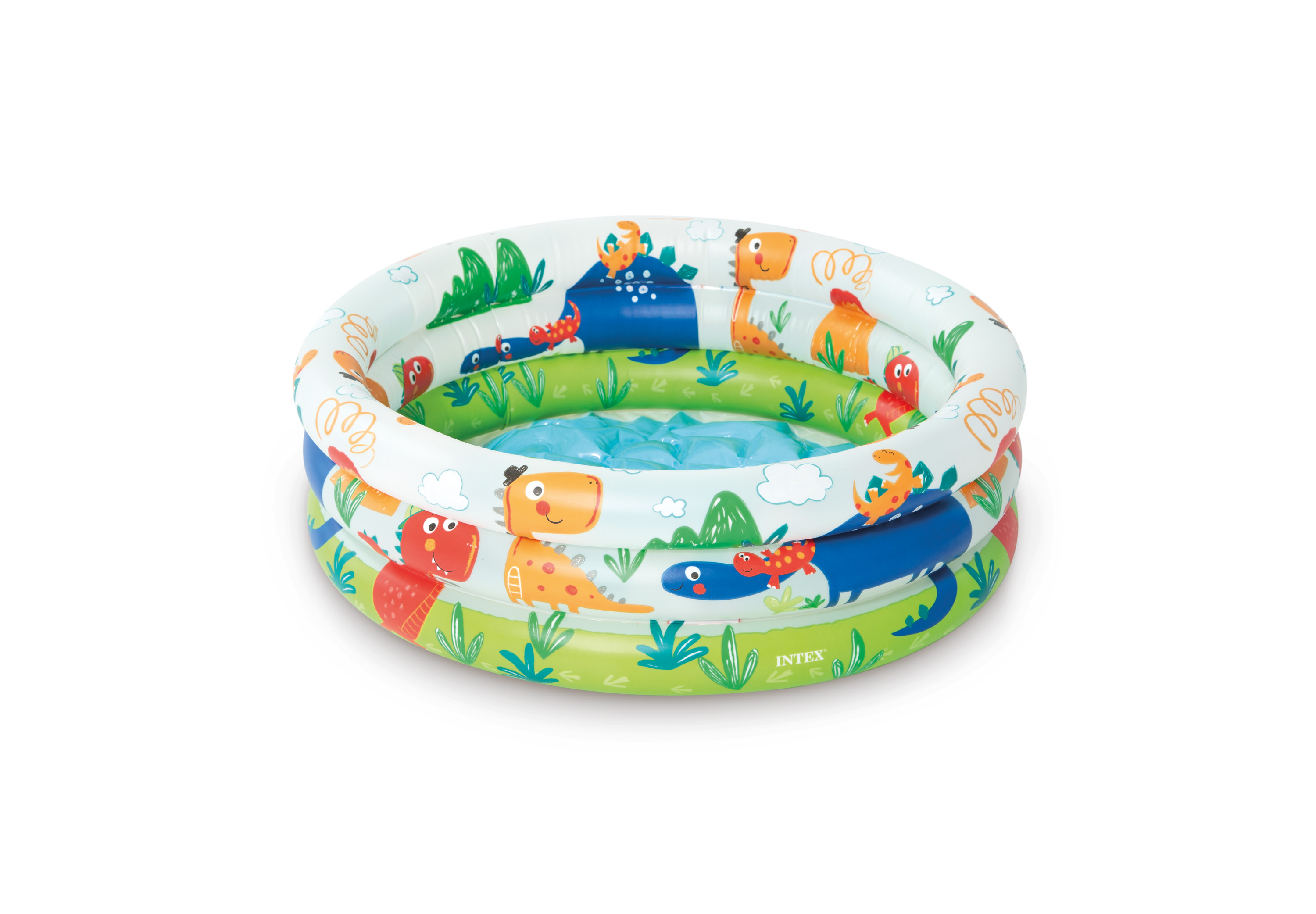 V1032-IXDINOBUDDIES_57106-202508201035-00 Intex Dino Buddies 3-Ring Inflatable Kiddie Pool 57106 - Image 1