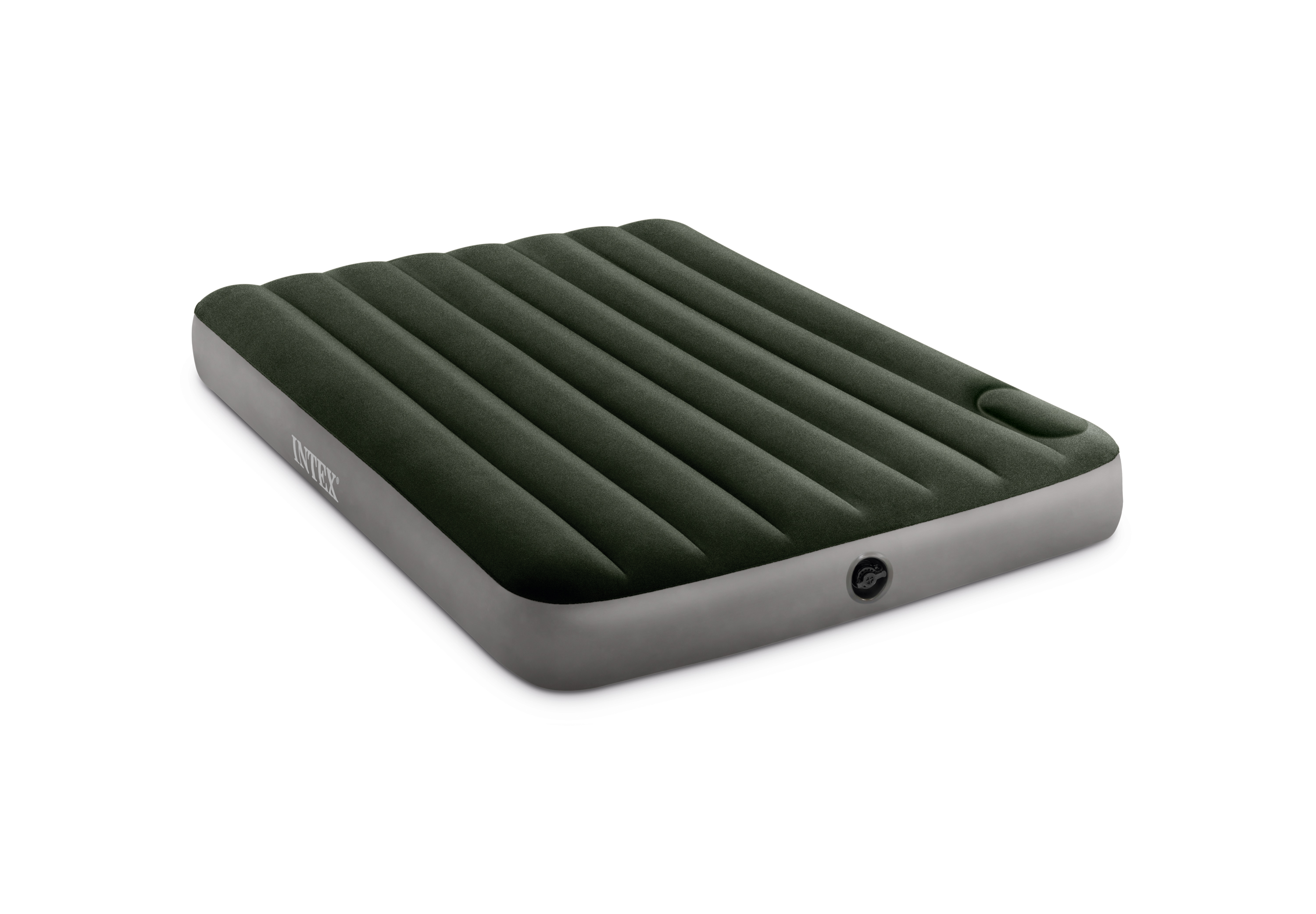 V1032-IXDOWNYDOUBLE_64762-202508201035-00 INTEX Double Dura-Beam� Standard Downy Air Mattress 10" w/ Built-In Foot Pump - Image 1
