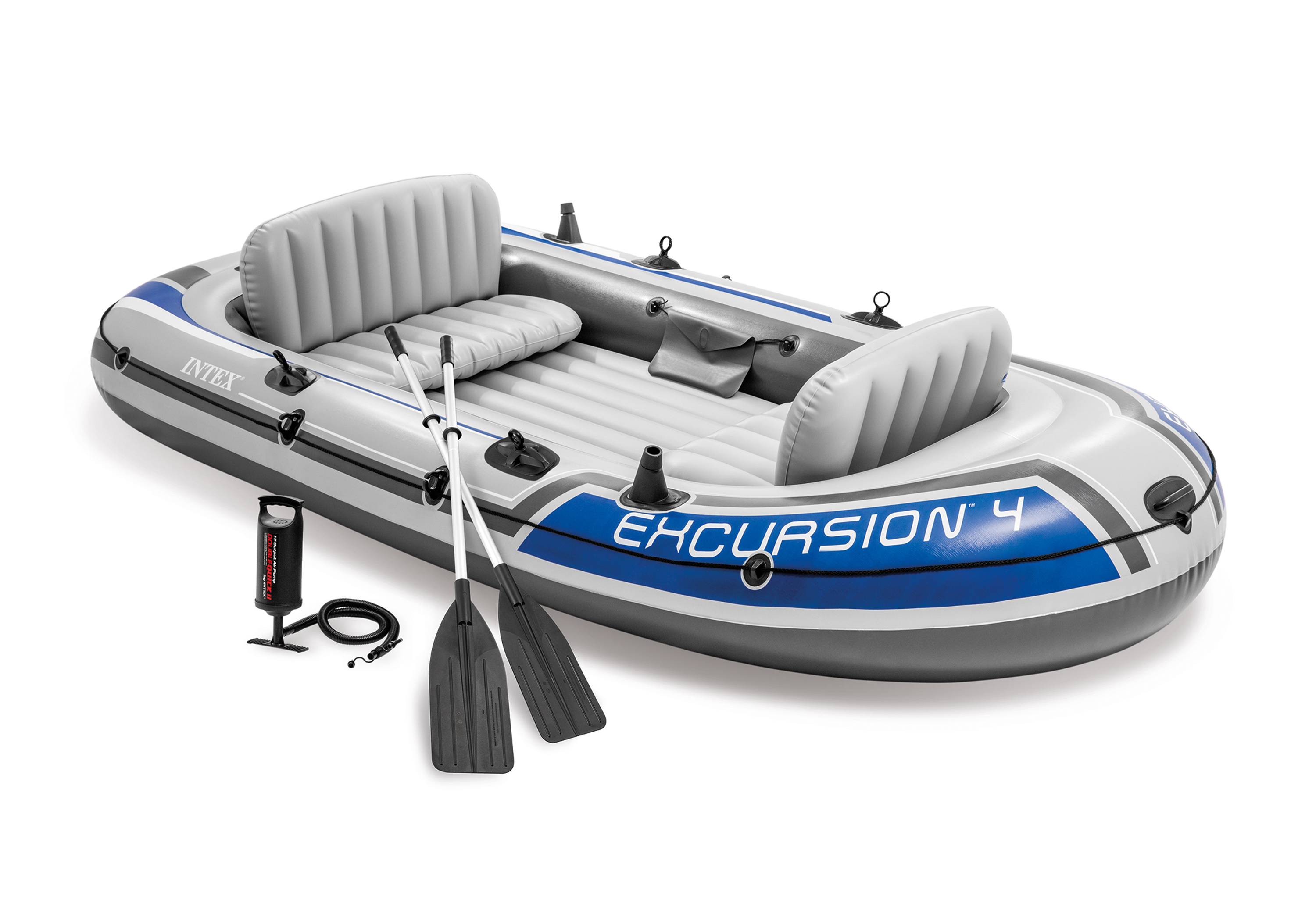 V1032-IXEXCURS4-68324-202508200930-00 Intex Excursion 4 Boat Set 68324 - Image 1