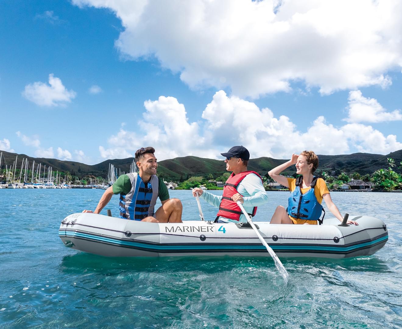 V1032-IXMARINER4-68376-202508201036-00 Intex Mariner 4 Boat Set 68376 - Image 1