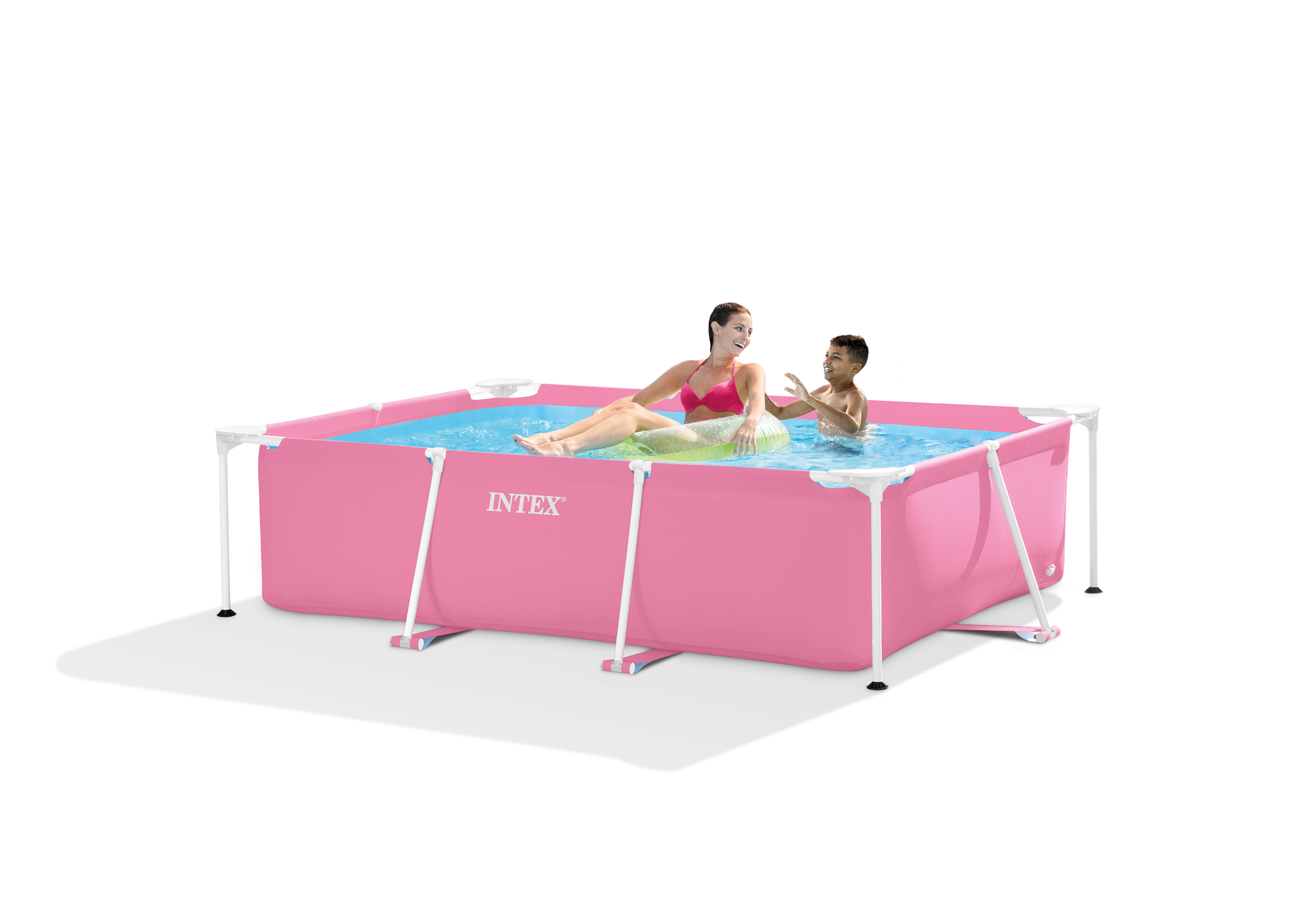 V1032-IXPINKRECT22-28266-202508200925-00 Intex Pink Rectangular Frame Pool 28266 - Image 1