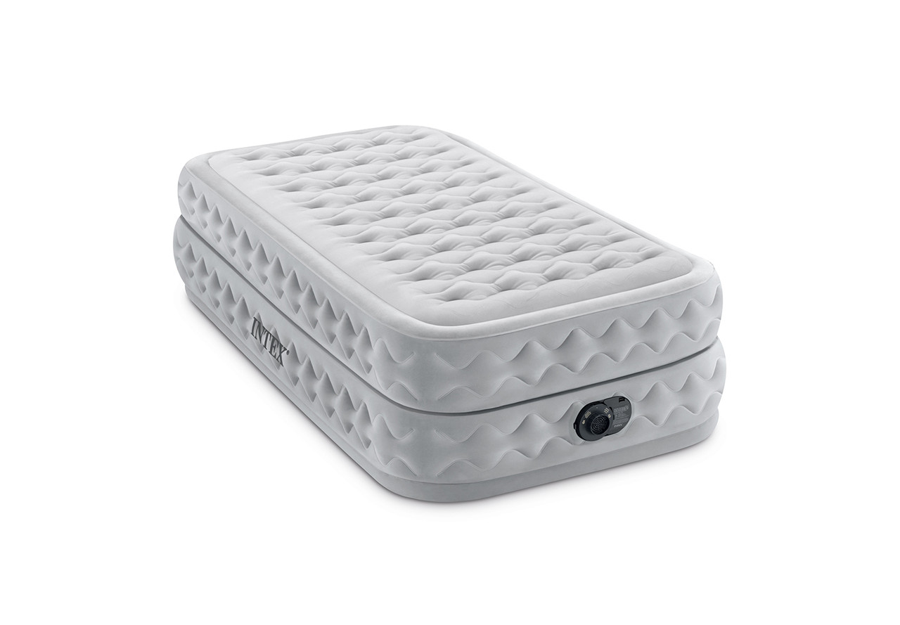 V1032-IXSINGLEIRFLOW-64488-202508200953-00 Intex Single Dura-Beam Deluxe Supreme Air-Flow Air Mattress 51cm 64488 - Image 1