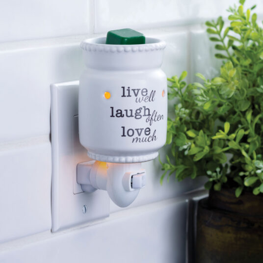 V1049-PILL2-202508141740-00 Live Laugh Love Pluggable Warmer - Image 1
