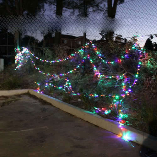 V1060-84500M-202508141930-00 Samland 55M LED Christmas Fairy Light Clear String in Multi Color - Image 1