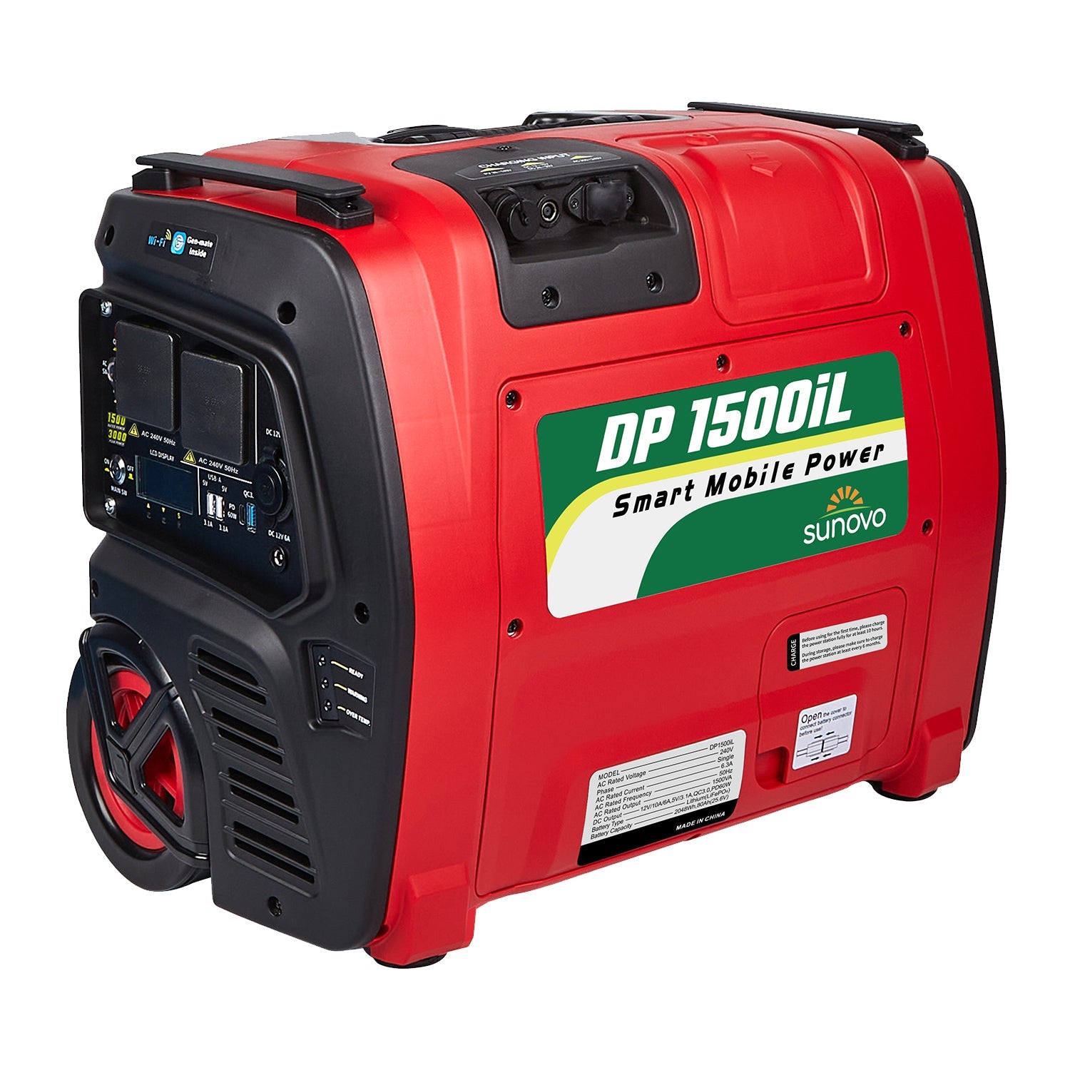 V1060-DP1500IL-202508141953-00 Samland 1500W Portable Power Station Solar Inverter Generator - Image 1