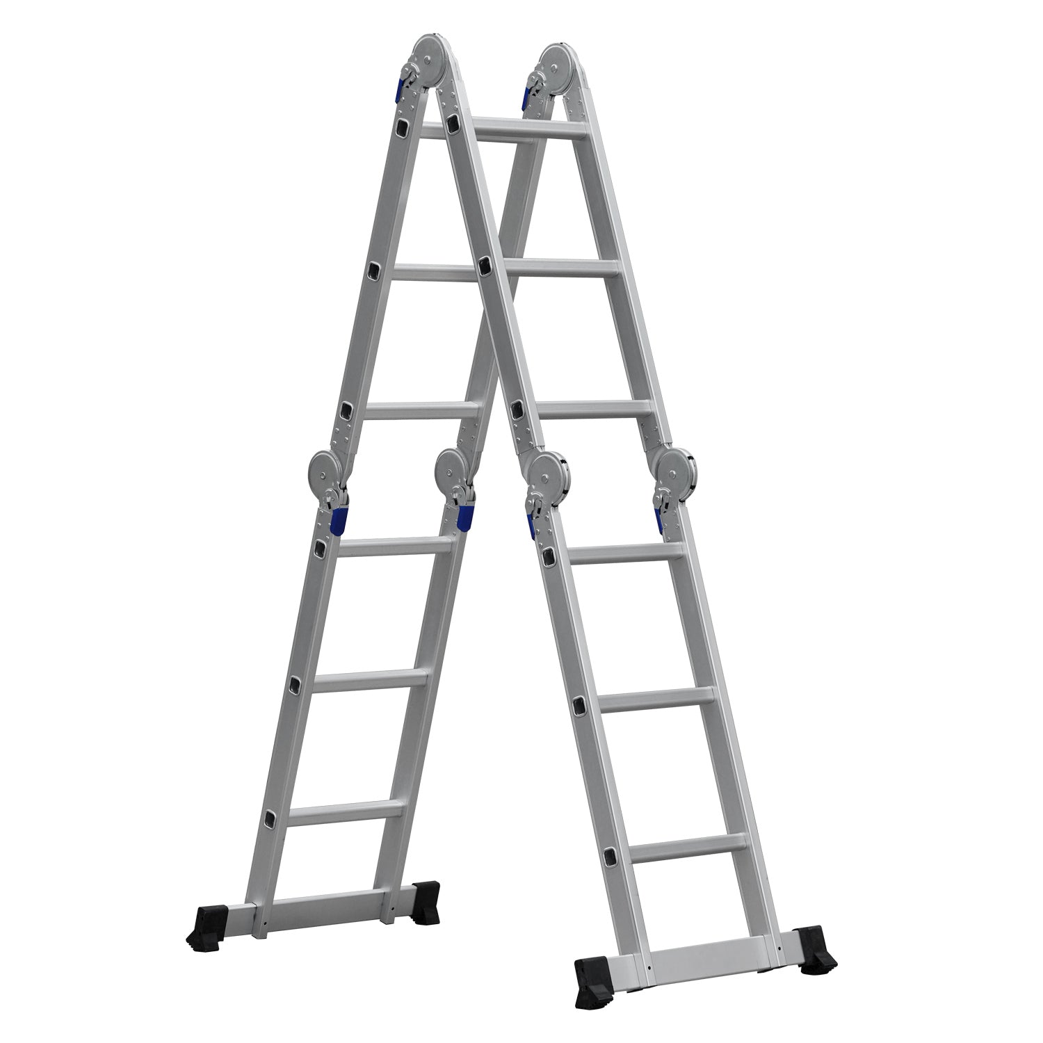 V1060-LA303-202508141953-00 Samland 3.6M Multi-Purpose Aluminium Ladder - 4 X 3 Rungs-LA303 - Image 1