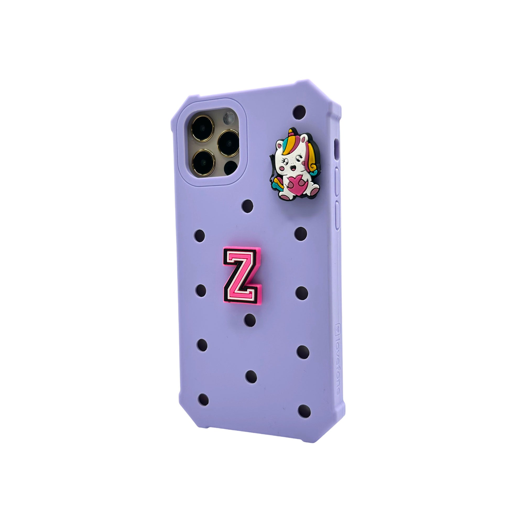 V1090-CASLOVKIDIPN14-LAV-202509101020-00 Lovefone Kids Silicone Case iPhone 14 Lavender - Image 1