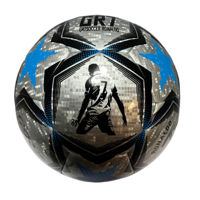 V1102-HYZQ00C02-202509081502-00 A competition training collection Christmas Boxing Day gift prize football PU mirror material fitting technology explosion-proof wear-resistant (net bag+air needle+pump) 5th soccer - Image 1