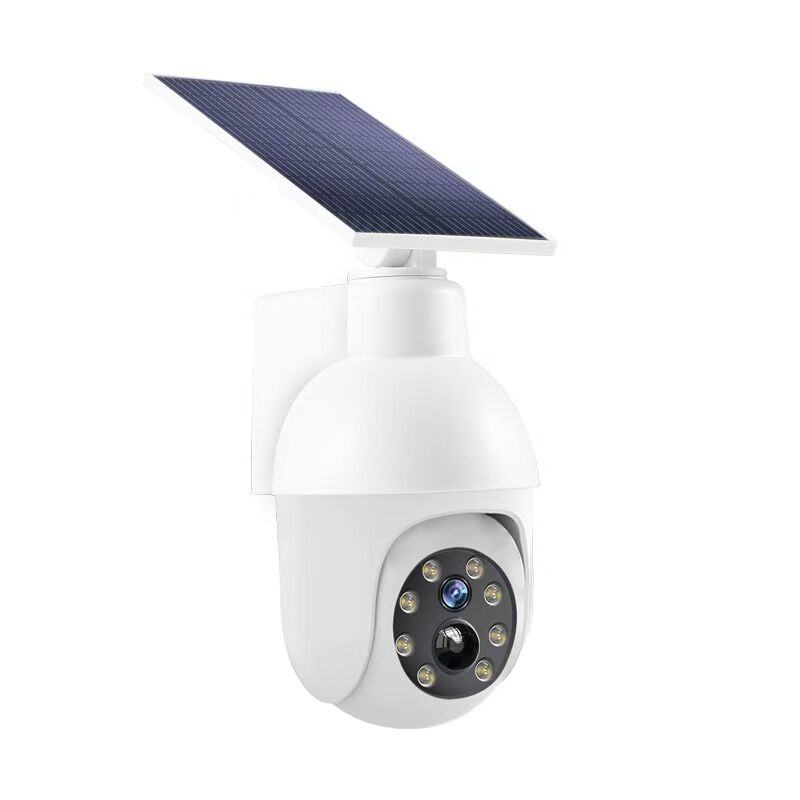 V1102-SYSX002-202509151330-00 Solar sensor simulation camera light - No real monitoring function, simulated appearance design, smart sensor lighting, for outdoor security warning purposes | Energy-saving anti-theft solution | Warning lighting equipment - Image 1