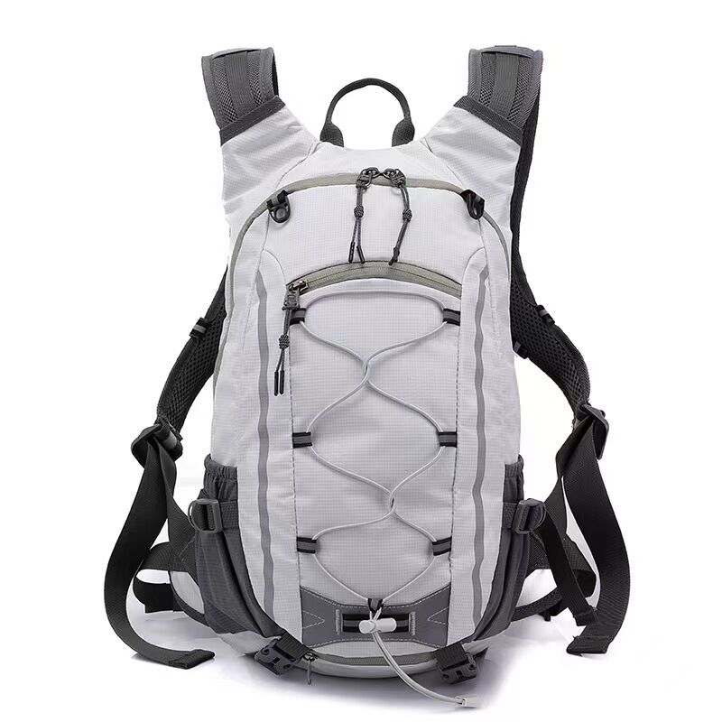 V1107-LIGHTWEIGHTHIKINGBACKPACK-GREYWHITE-202509301754-00 Small Hiking Backpack Lightweight Waterproof Daypack for Camping Cycling Fitness Outdoor Sports - Women Men Teens - Image 1