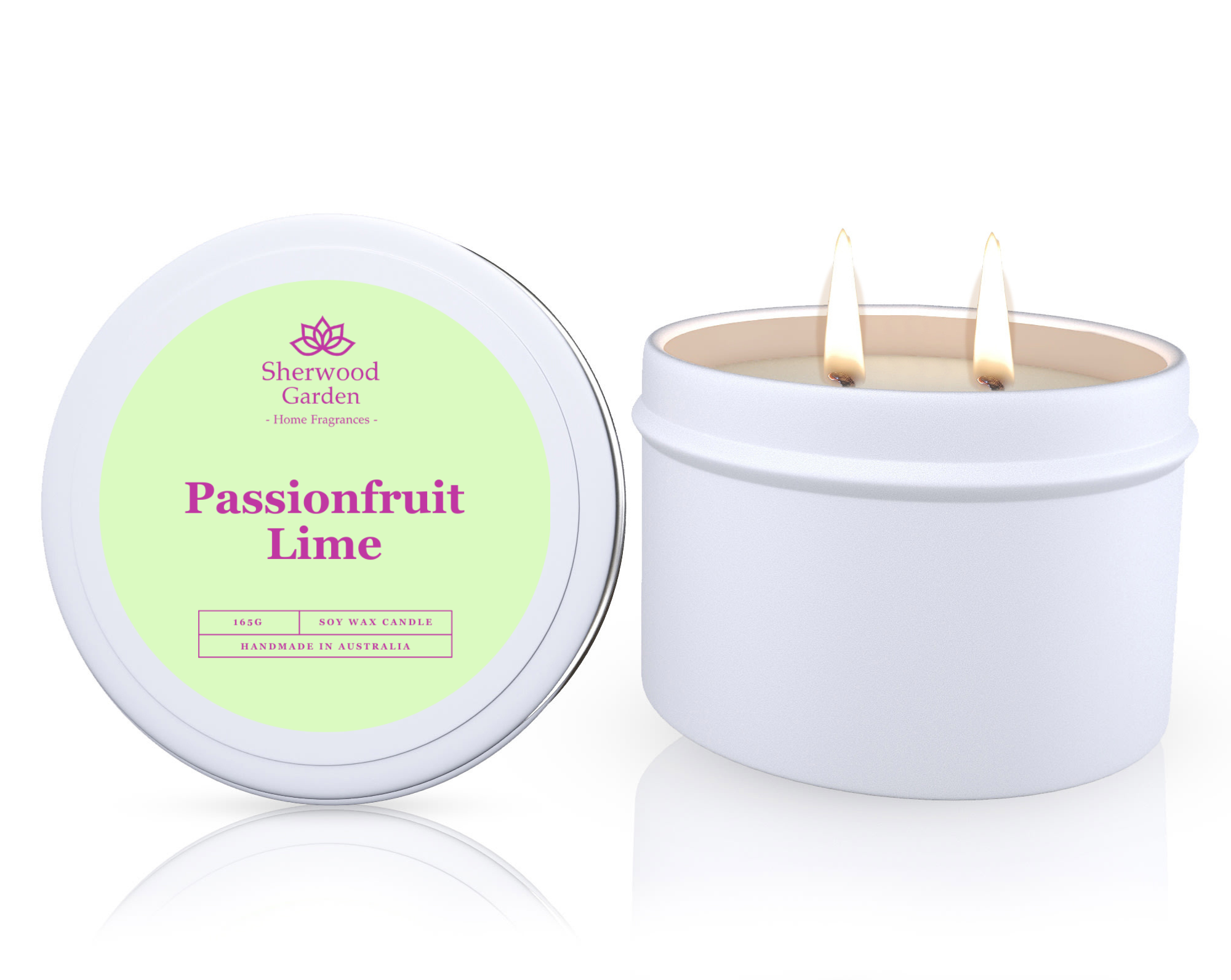 V1108-SGHFSWCT165-PL-202509170825-00 Passionfruit Lime Soy Candle Tin 165g - Image 1