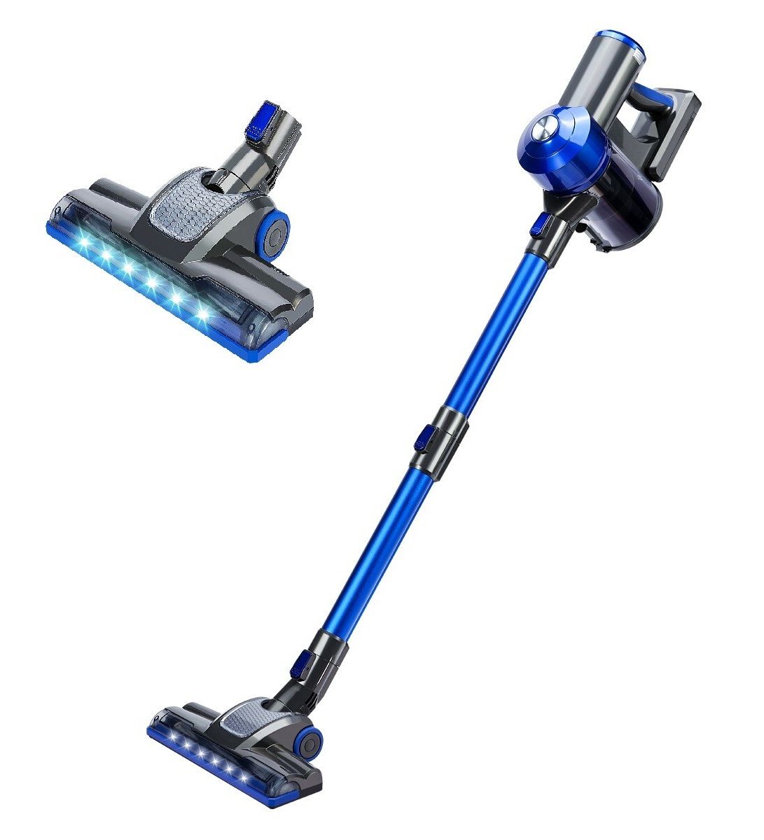V178-66858-202508051055-00 Enigma V8 22.2v Cordless Stick Vacuum Cleaner Blue + Toolkit - Image 1