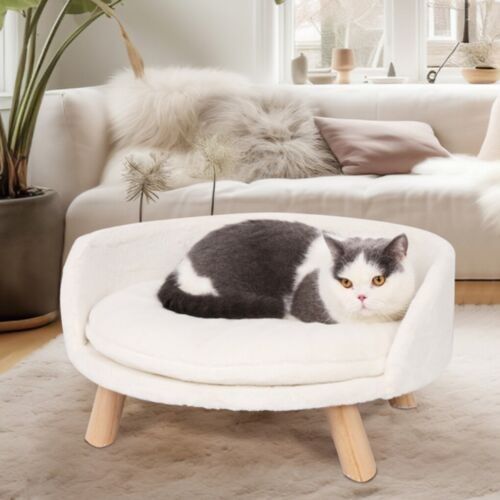V178-66936-202508050920-00 Luxury Round Pet Sofa Bed 40cm Soft Cushion Anti-skid - Image 1