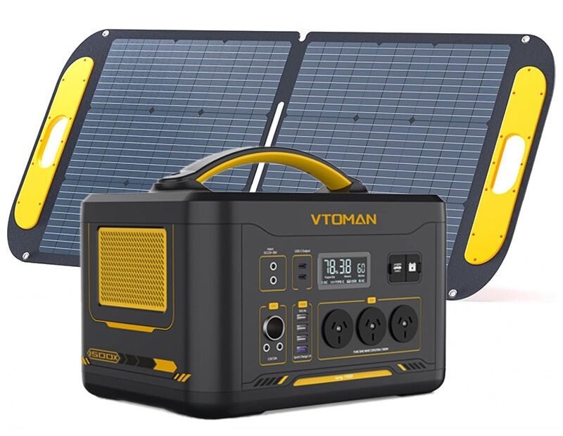 V178-67022-202508051005-00 Jump 1000 1000W 1408Wh Power Station + 110W Solar Panel - Image 1