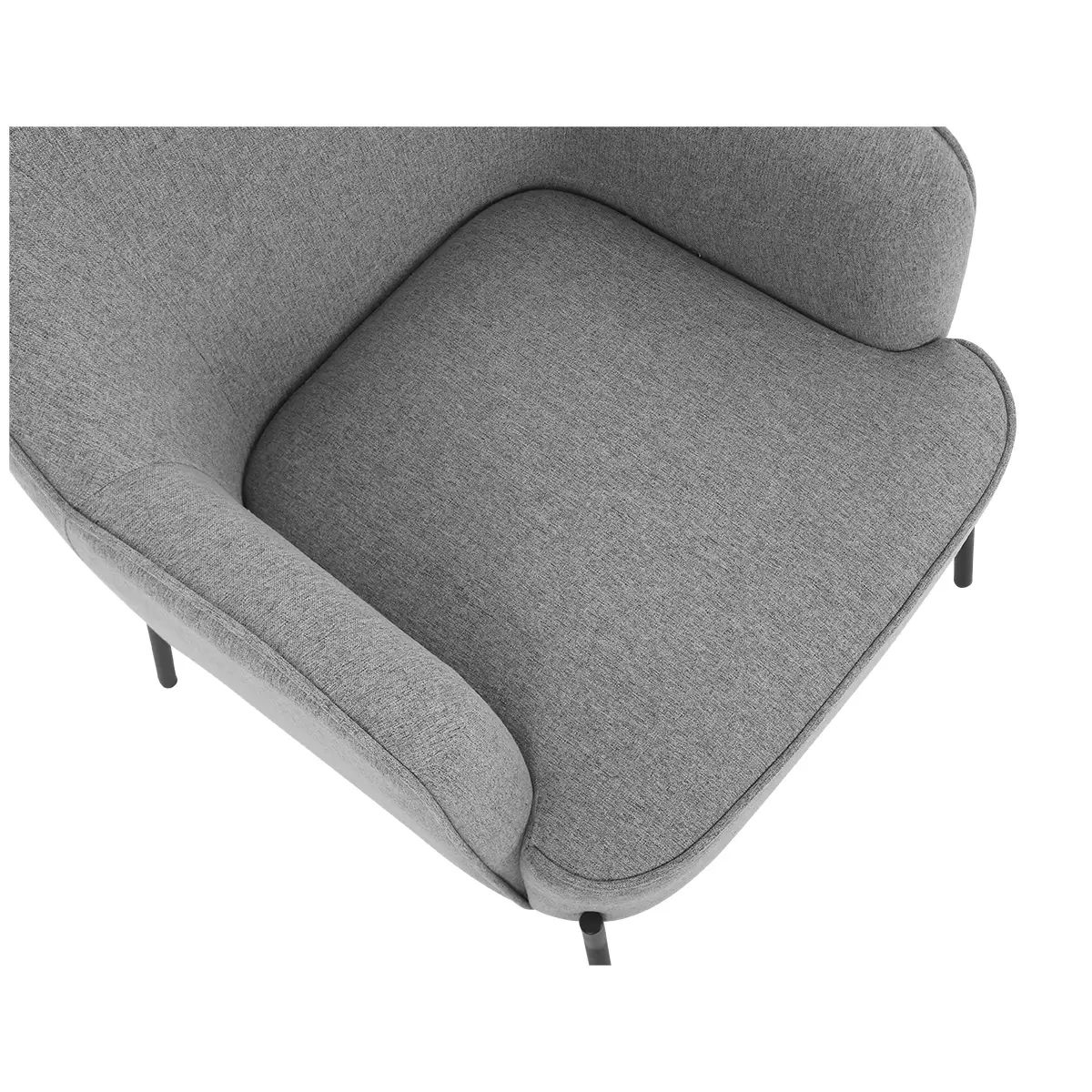 V178-67291-202508051045-00 Hugo upholstered armchair light grey - Image 1