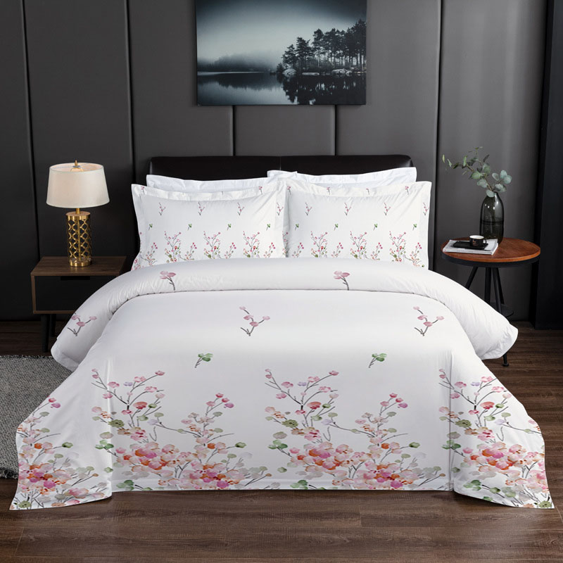 V201-W13467025-202507071030-00 Home Textile Four Piece Set Three Piece Set Bedding Flower Series Kingsize - Image 1