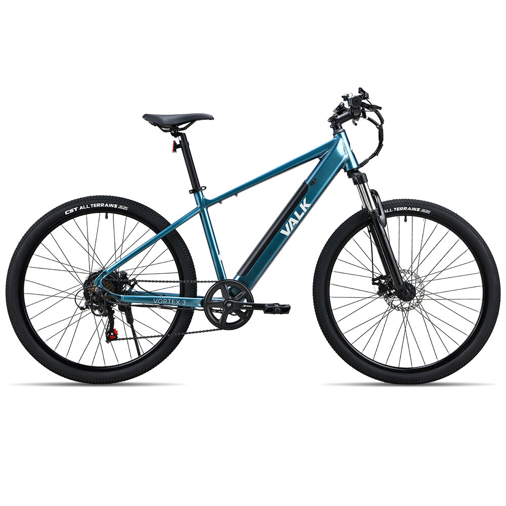 V219-BIKEMBVAR3HEA-202507071035-00 VALK Vortex 3 Electric Bike, Medium Frame Mountain ebike, Metallic Teal - Image 1