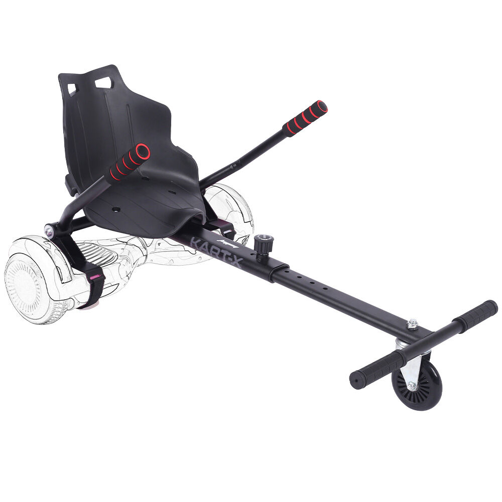 V219-TOYHVBBLK1KA-202508211036-00 BULLET KART-X Hoverboard Seat Attachment, for 6.5" 8" 10" models, Adjustable Length Frame - Image 1
