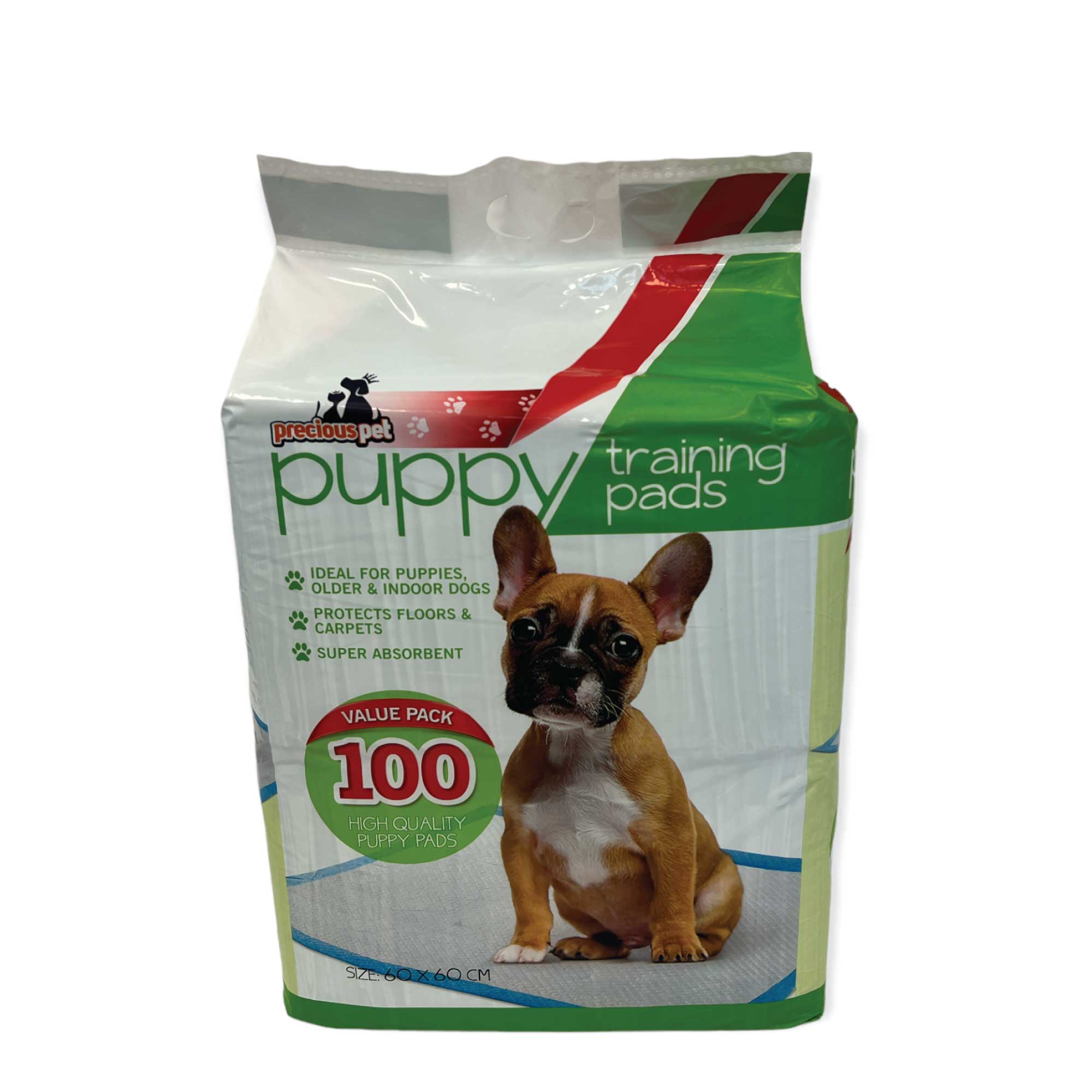 V238-SUPDZ-39701746155600-202508271231-00 100 Pk Puppy Training Pads 60x60cm Dog Indoor Training Toilet Pee Absorbent Mat - Image 1