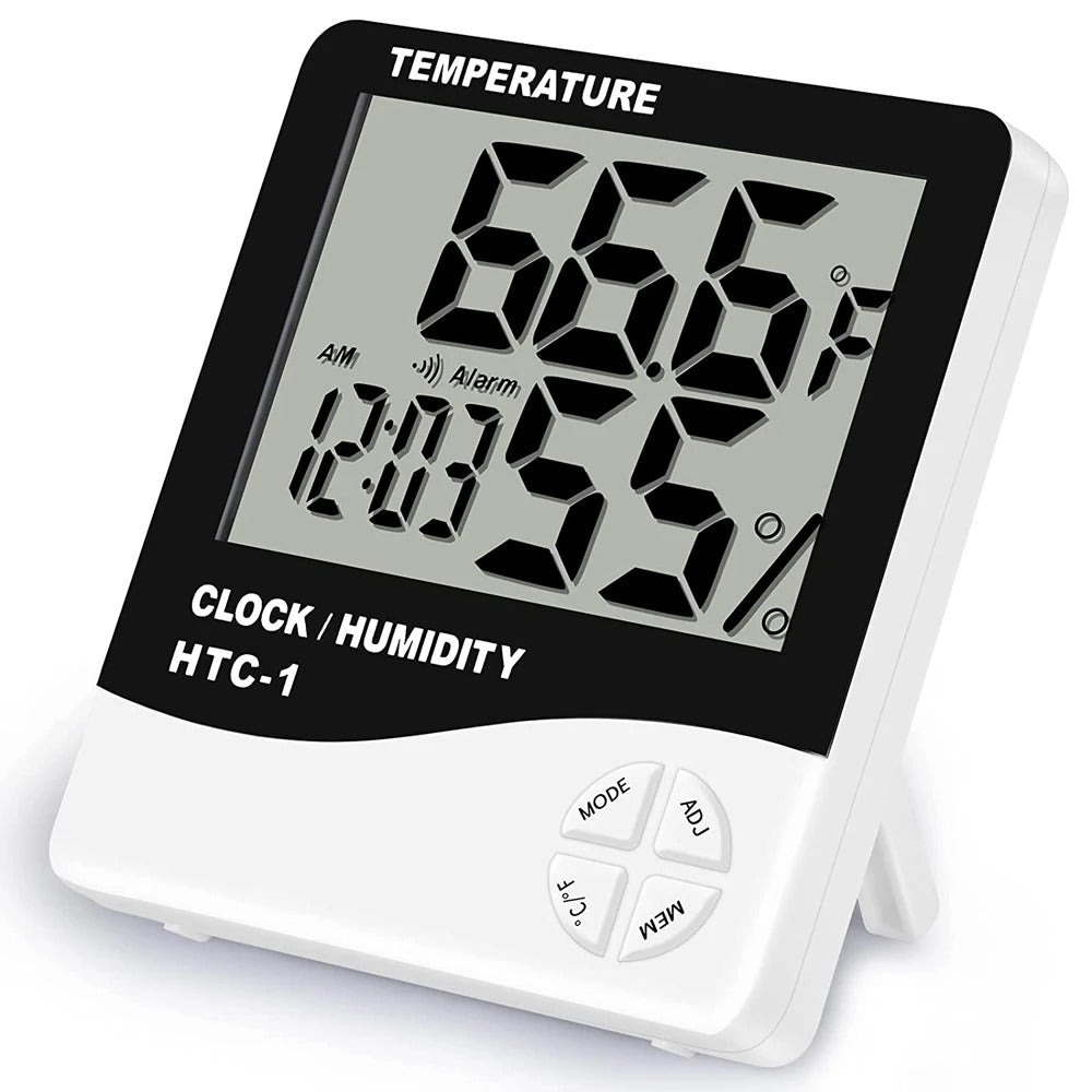V238-SUPDZ-40931988209744-202508280320-00 Miosh Indoor Temperature and Humidity Thermometer White - Image 1