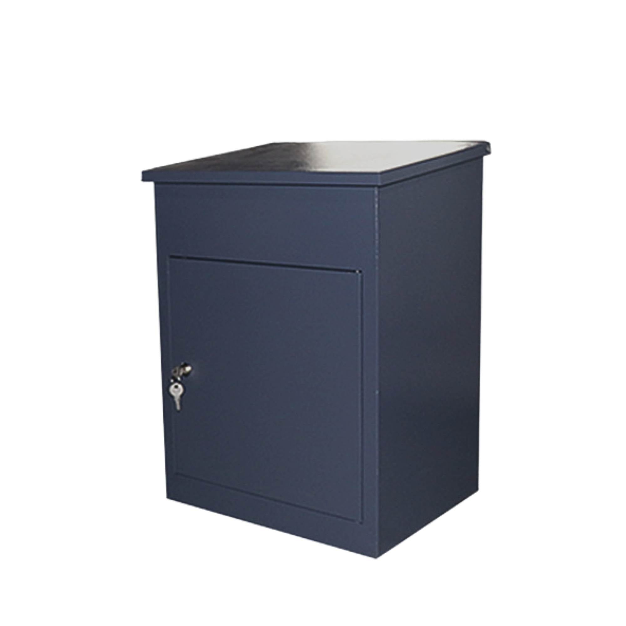 V238-SUPDZ-40998759825488-202508280315-00 Parcel Delivery Drop Box Mailbox - Secure Home Package Locker 44x35x58cm Grey - Image 1